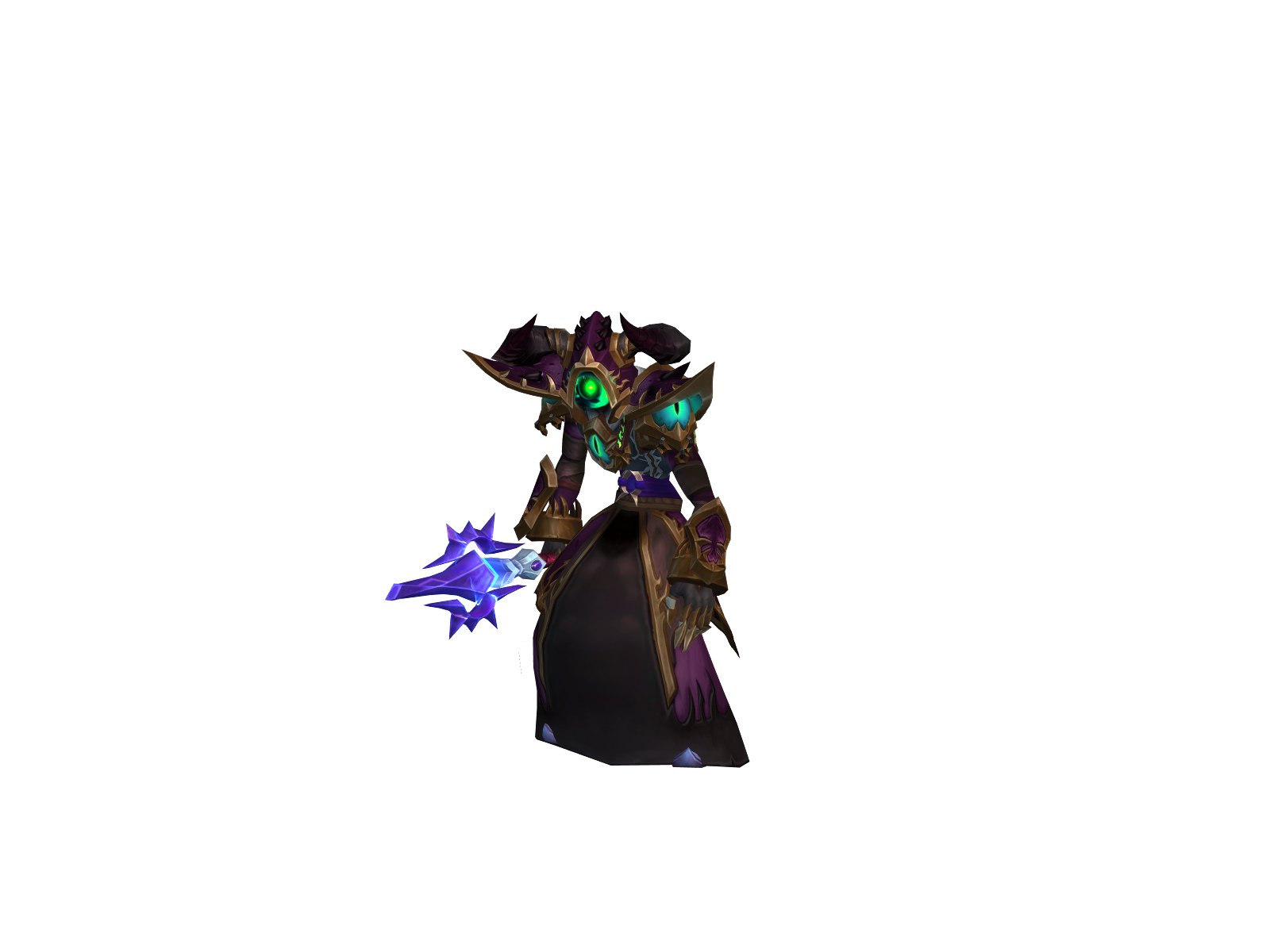 Hellseven 3D character render