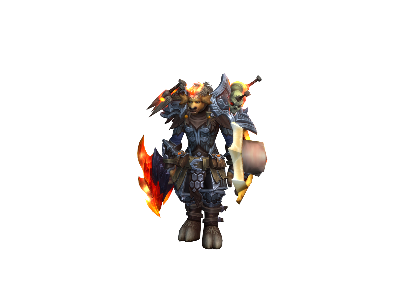 Evilshóck 3D character render