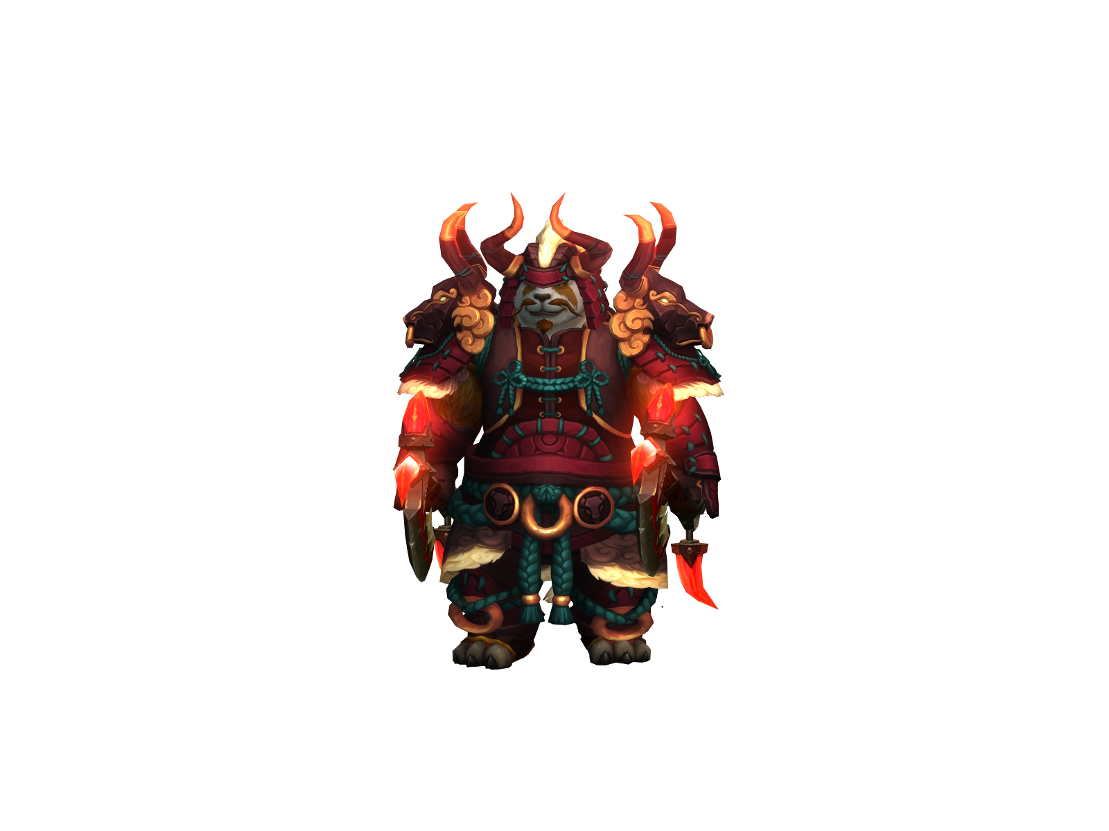 Pandarias 3D character render