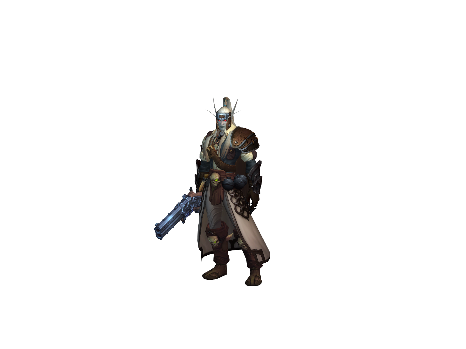 Temudjin 3D character render