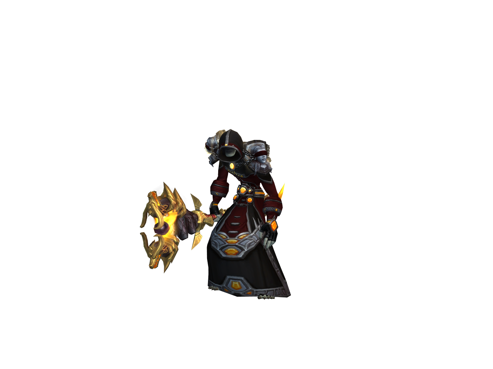 Azku 3D character render