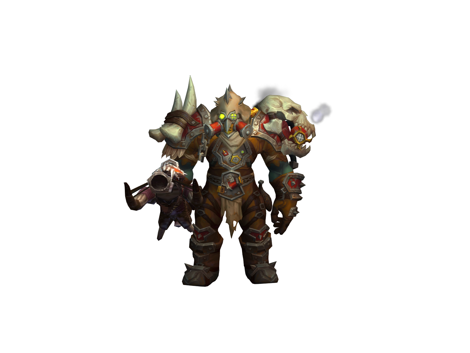 Ghazghkul 3D character render