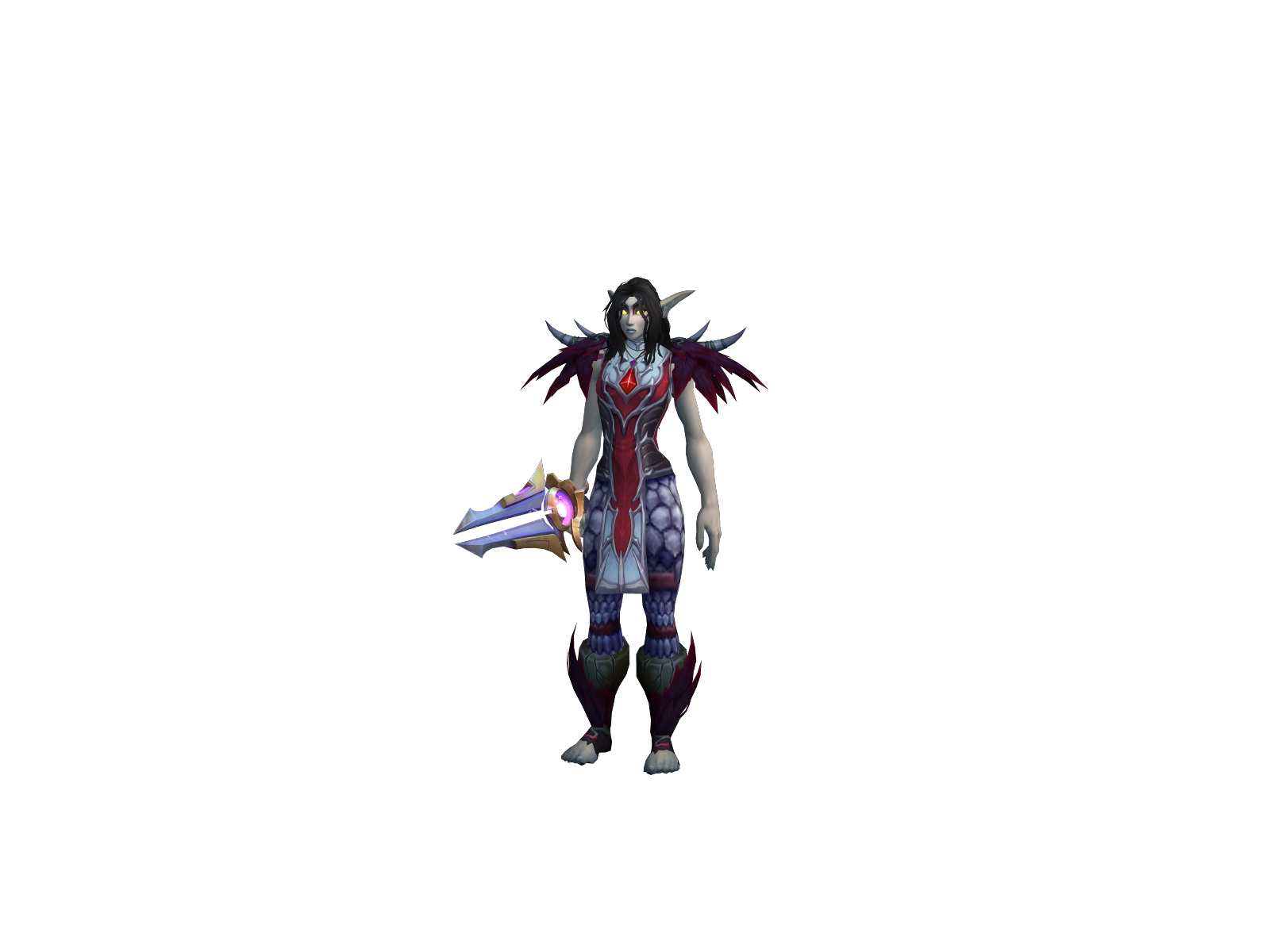 Mysaria 3D character render