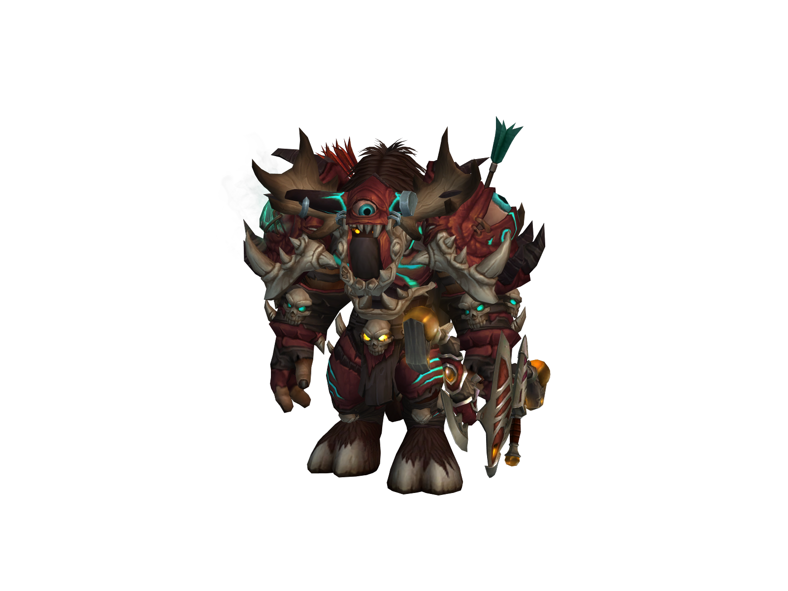 ghorros 3D character render