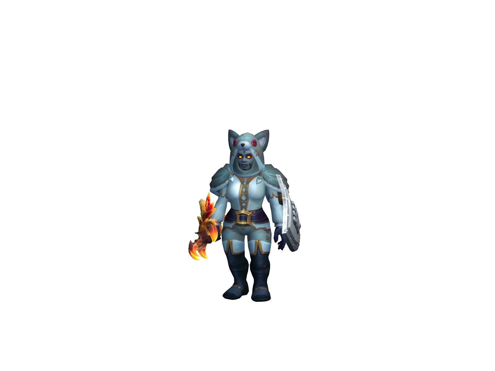 Yoroshiku 3D character render