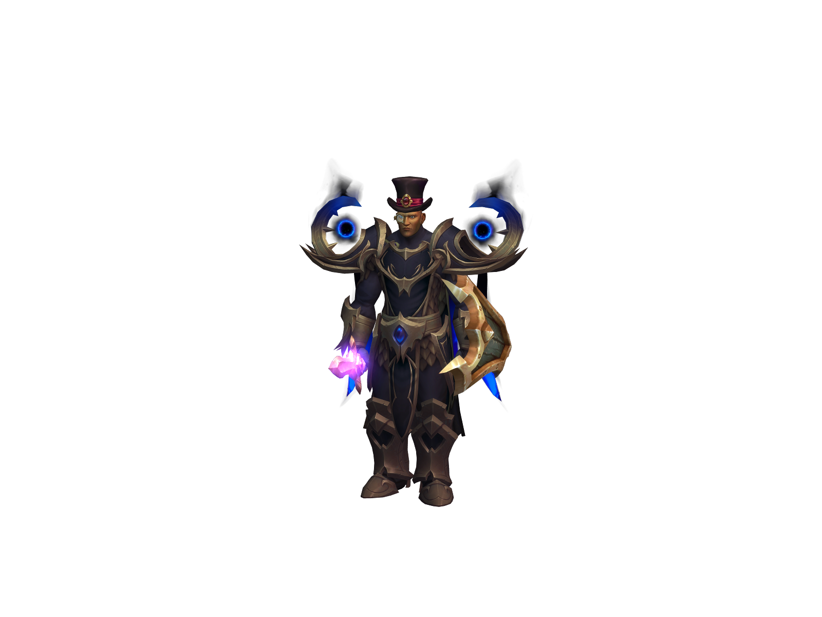 Curls 3D character render