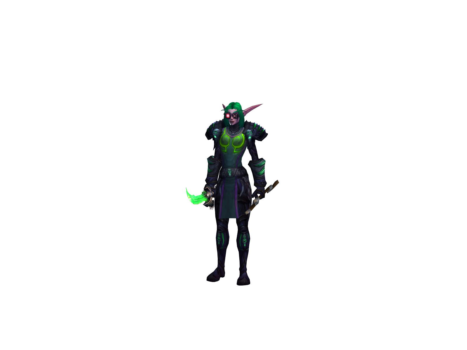 Nattkisse 3D character render