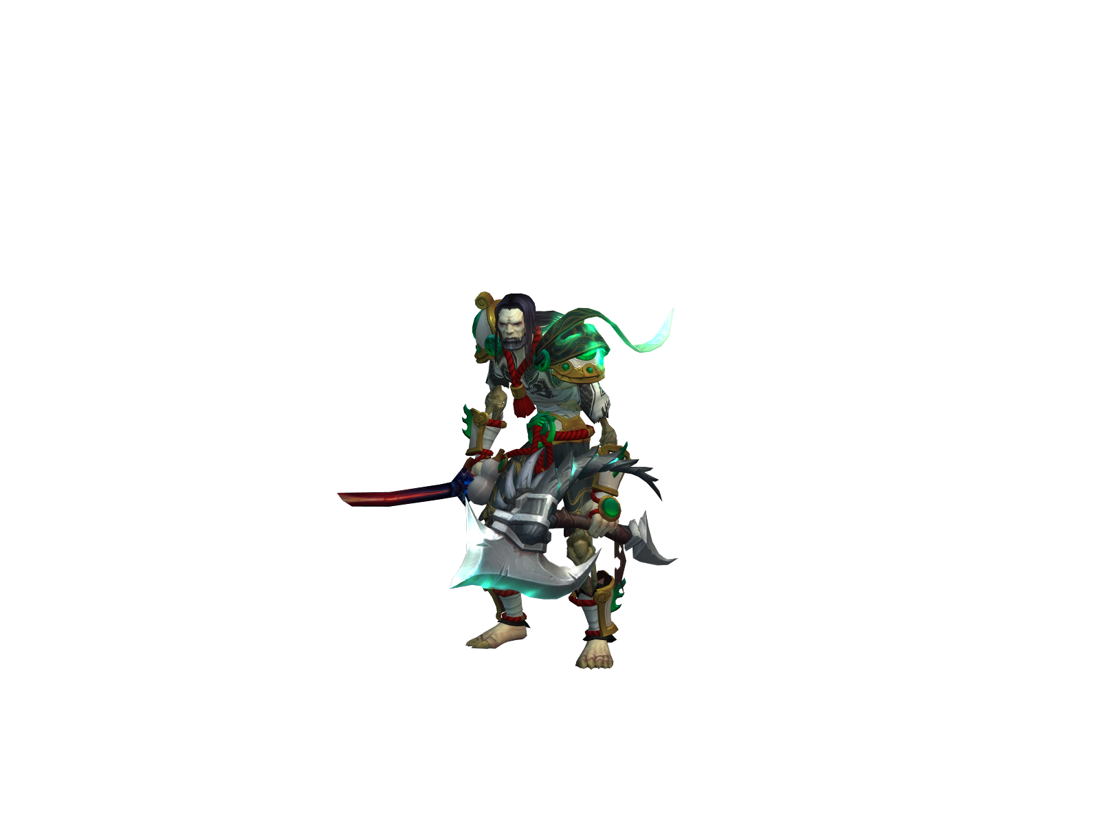 Hüpfbrot 3D character render
