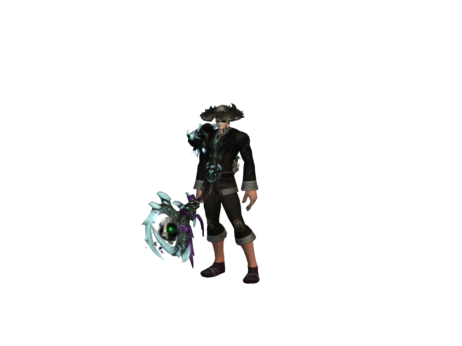 Kurokumoqt 3D character render