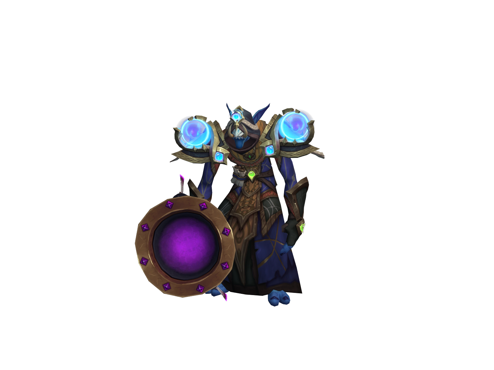Bluespell 3D character render