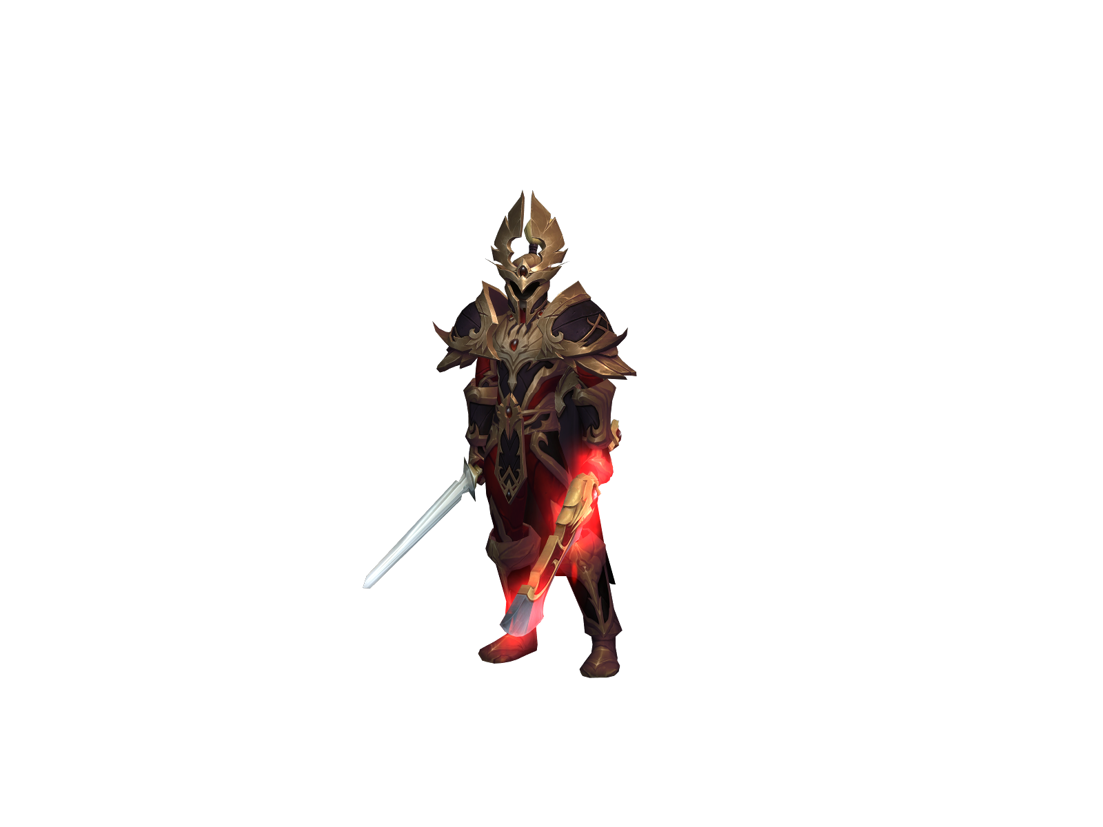 Malvred 3D character render