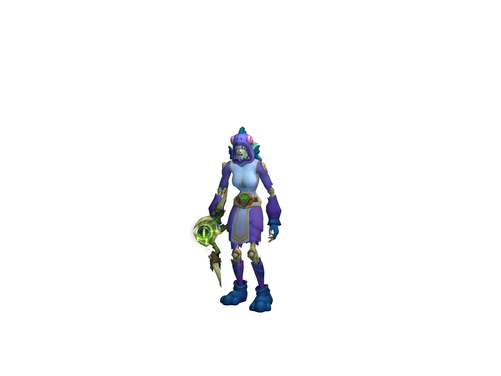 Blackholly 3D character render