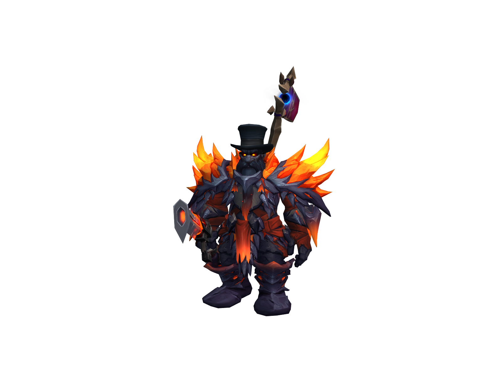 Grummpy 3D character render