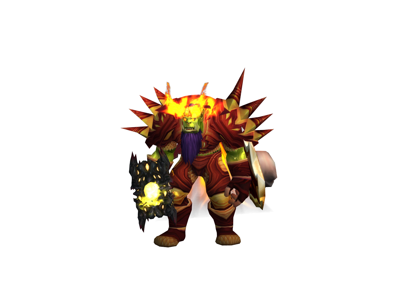 Shadrak 3D character render