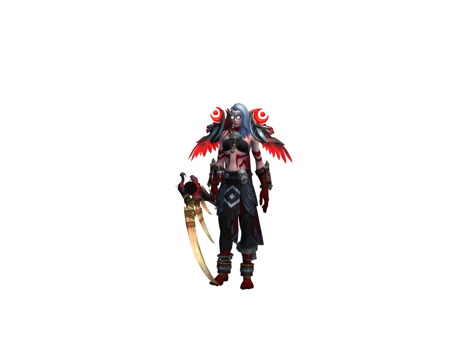 Zarahot 3D character render