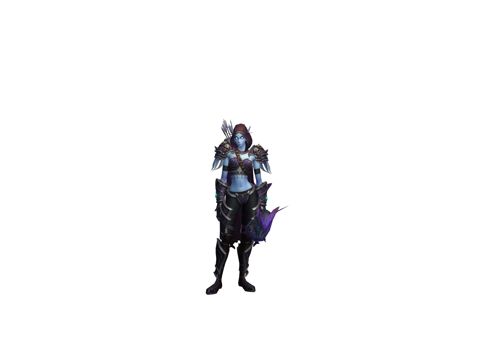 Silvra 3D character render