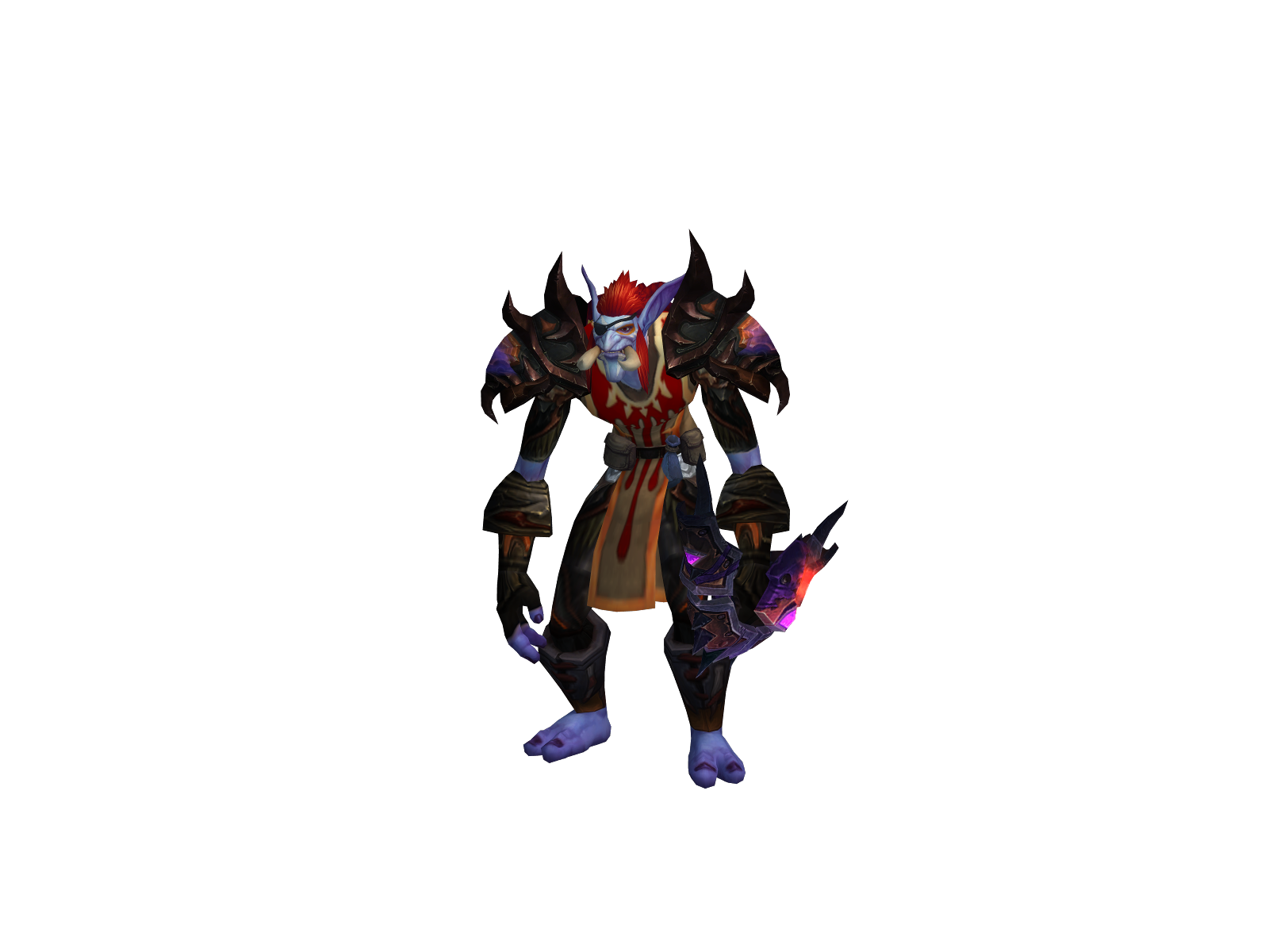 Frump 3D character render