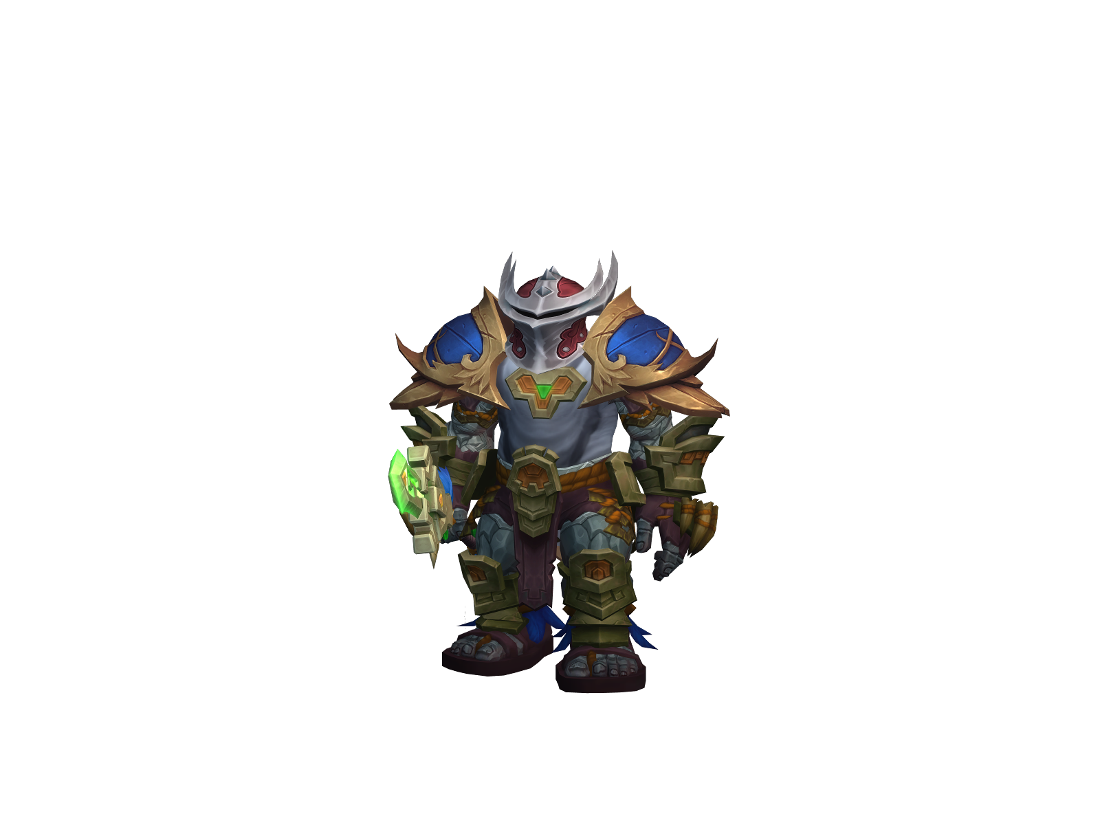 Voluntarist 3D character render