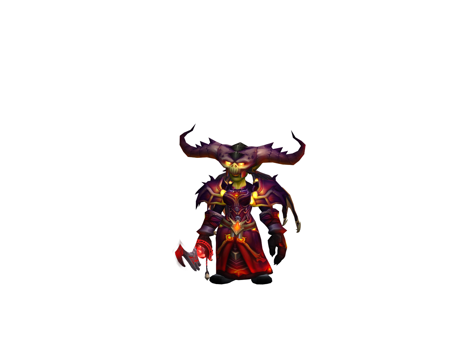 Evilyne 3D character render