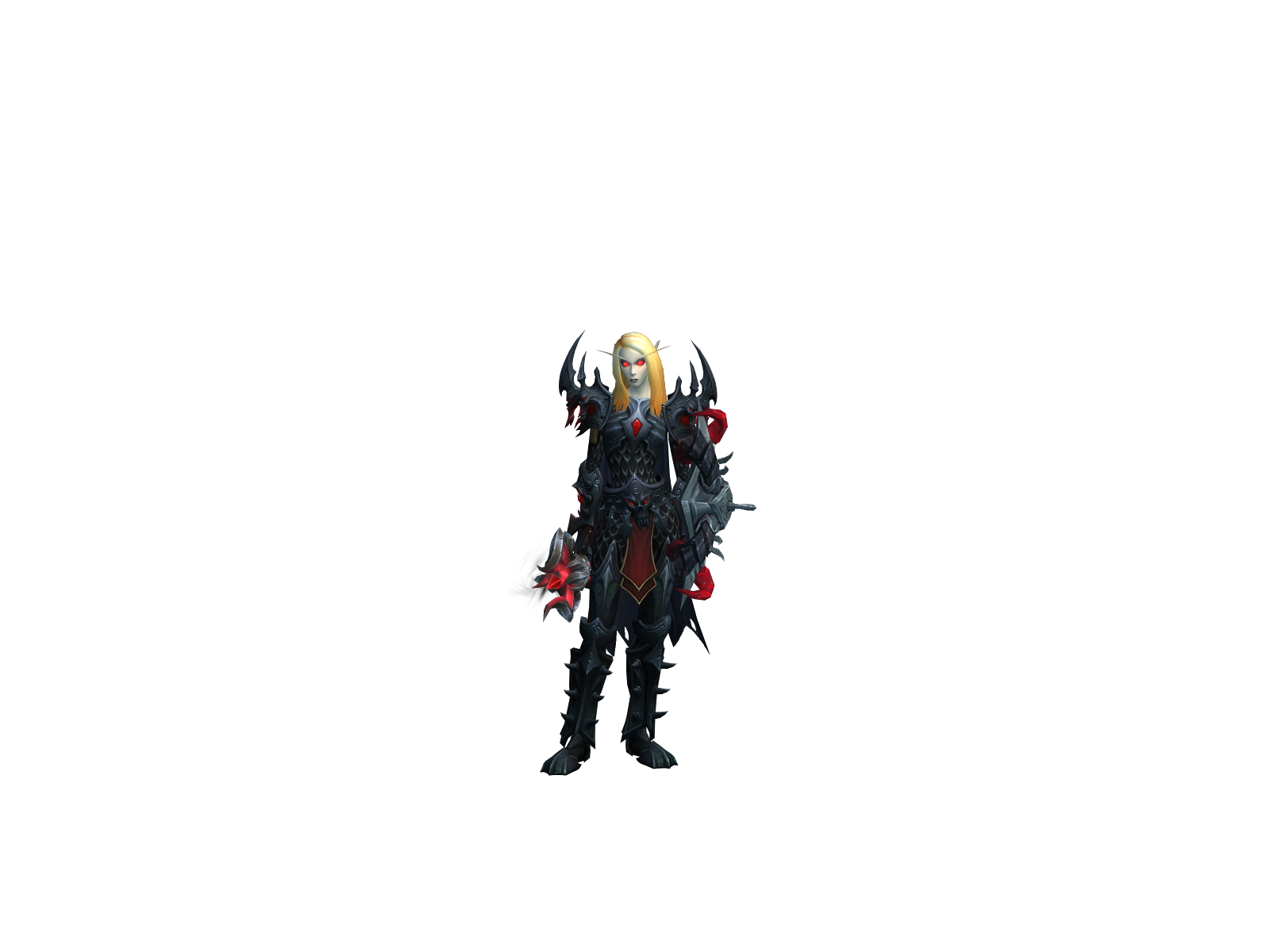 Rouge 3D character render