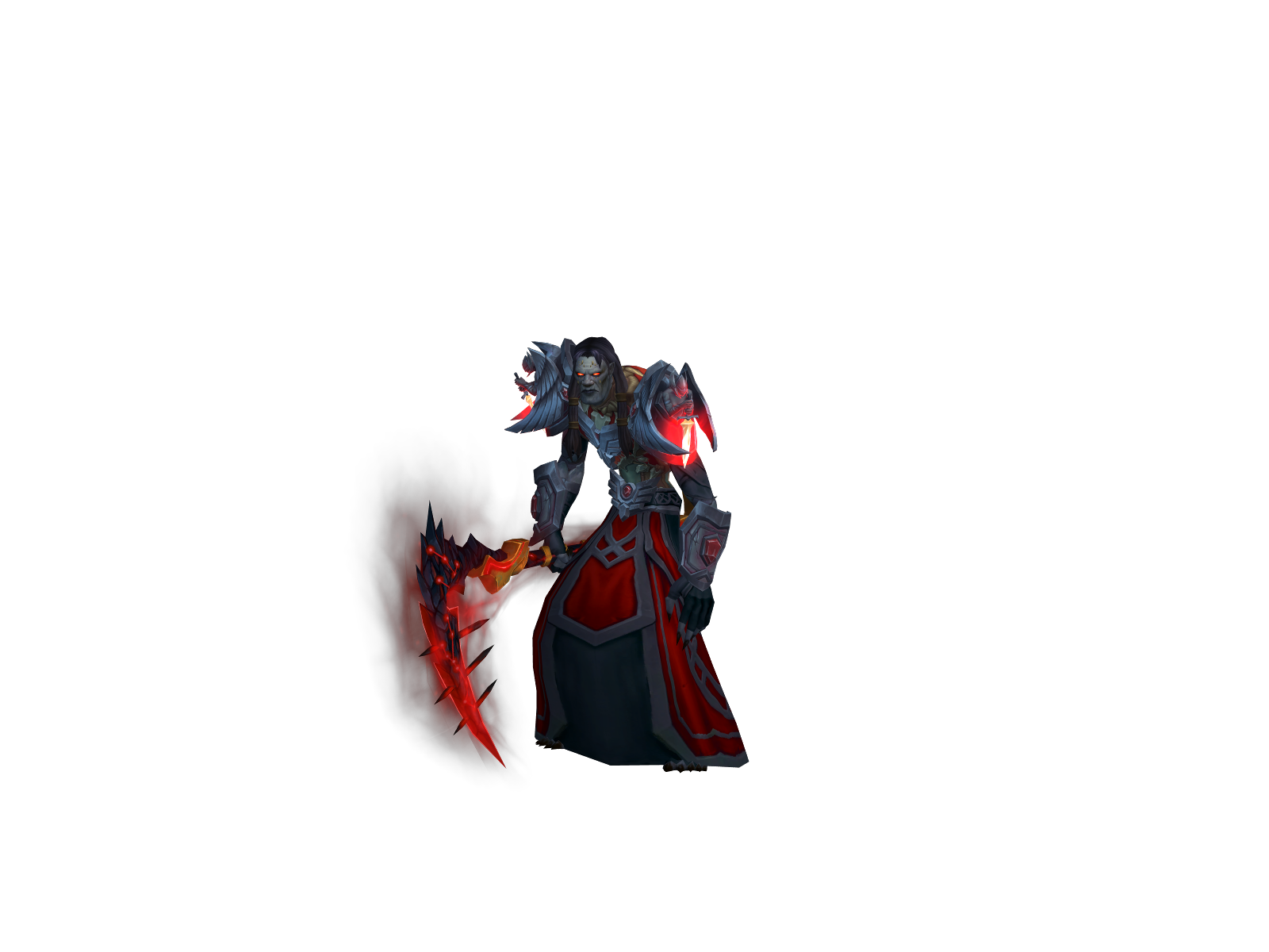 Pradrak 3D character render