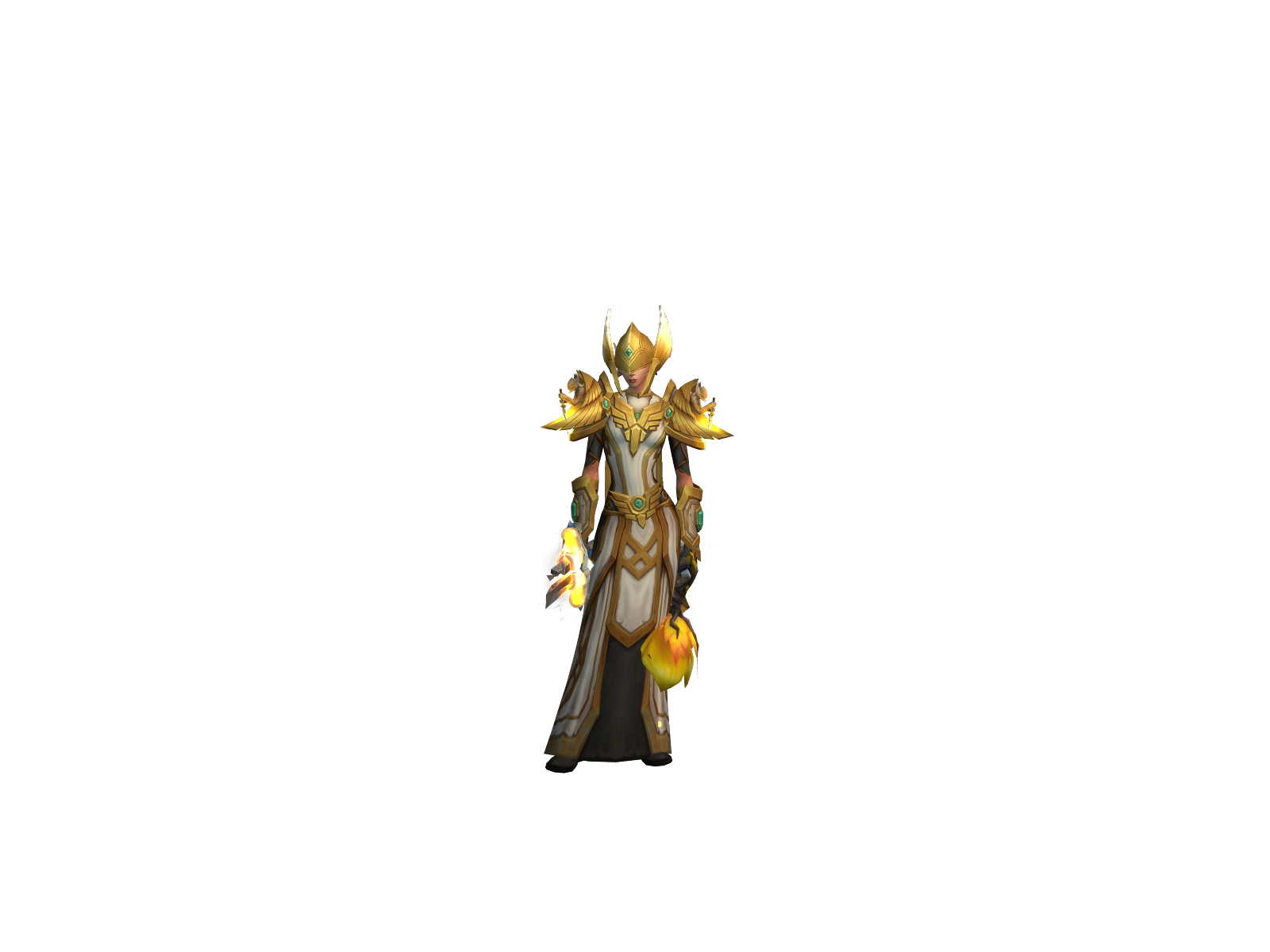 Vállah 3D character render