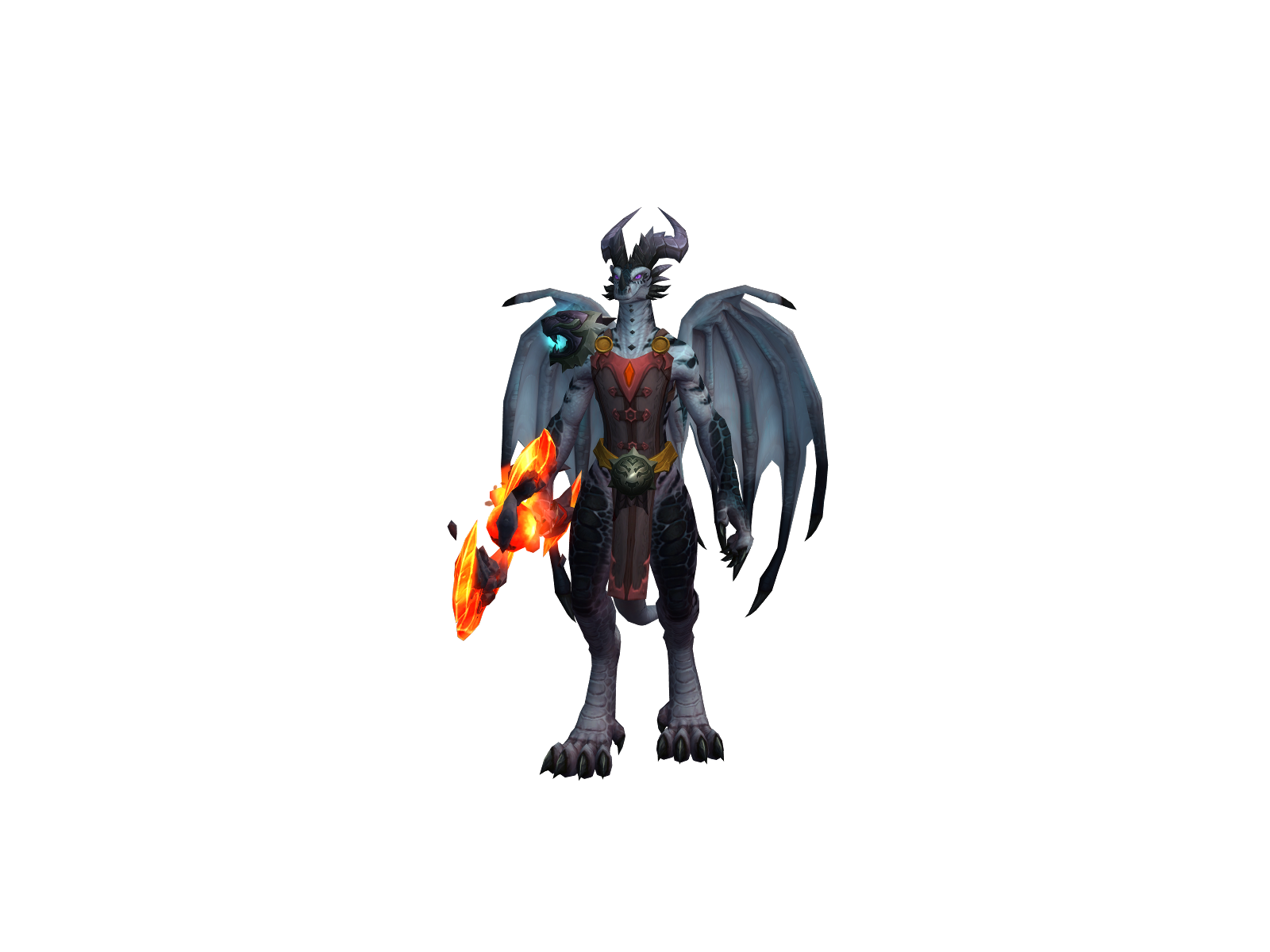 Siniejderha 3D character render