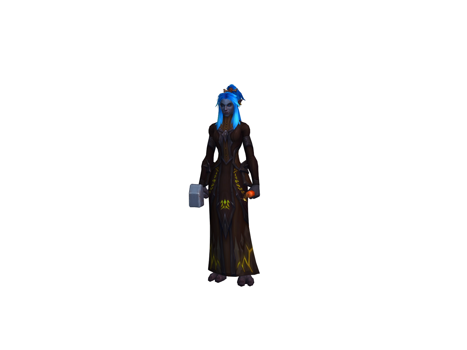 Pözsau 3D character render