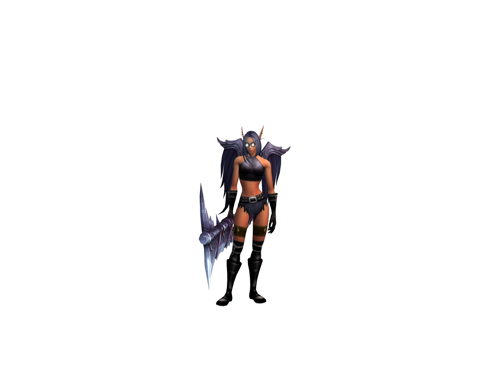 Elaynex 3D character render
