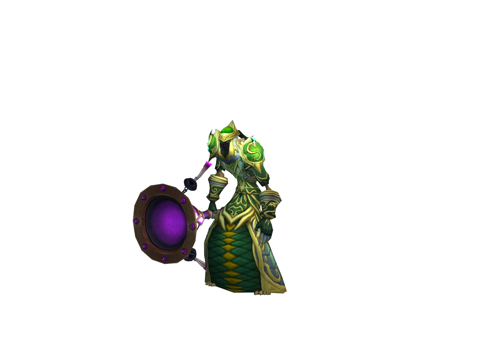Leychen 3D character render