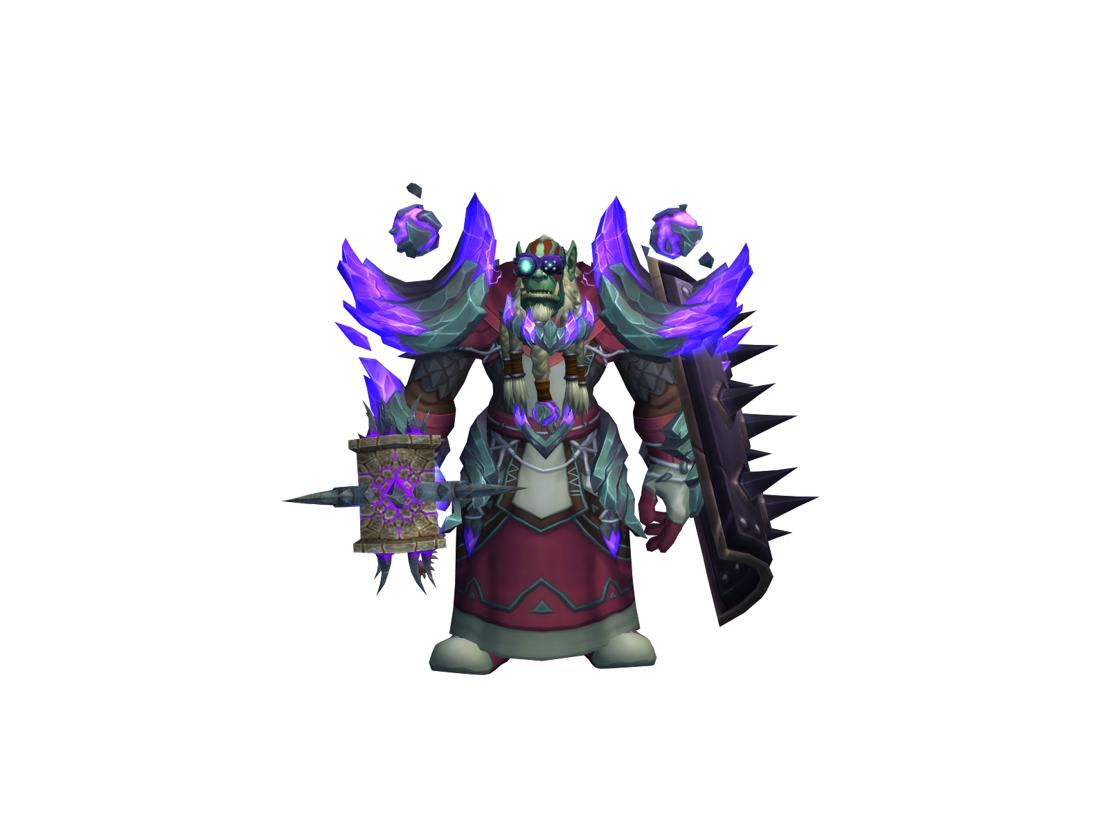 Gronton 3D character render