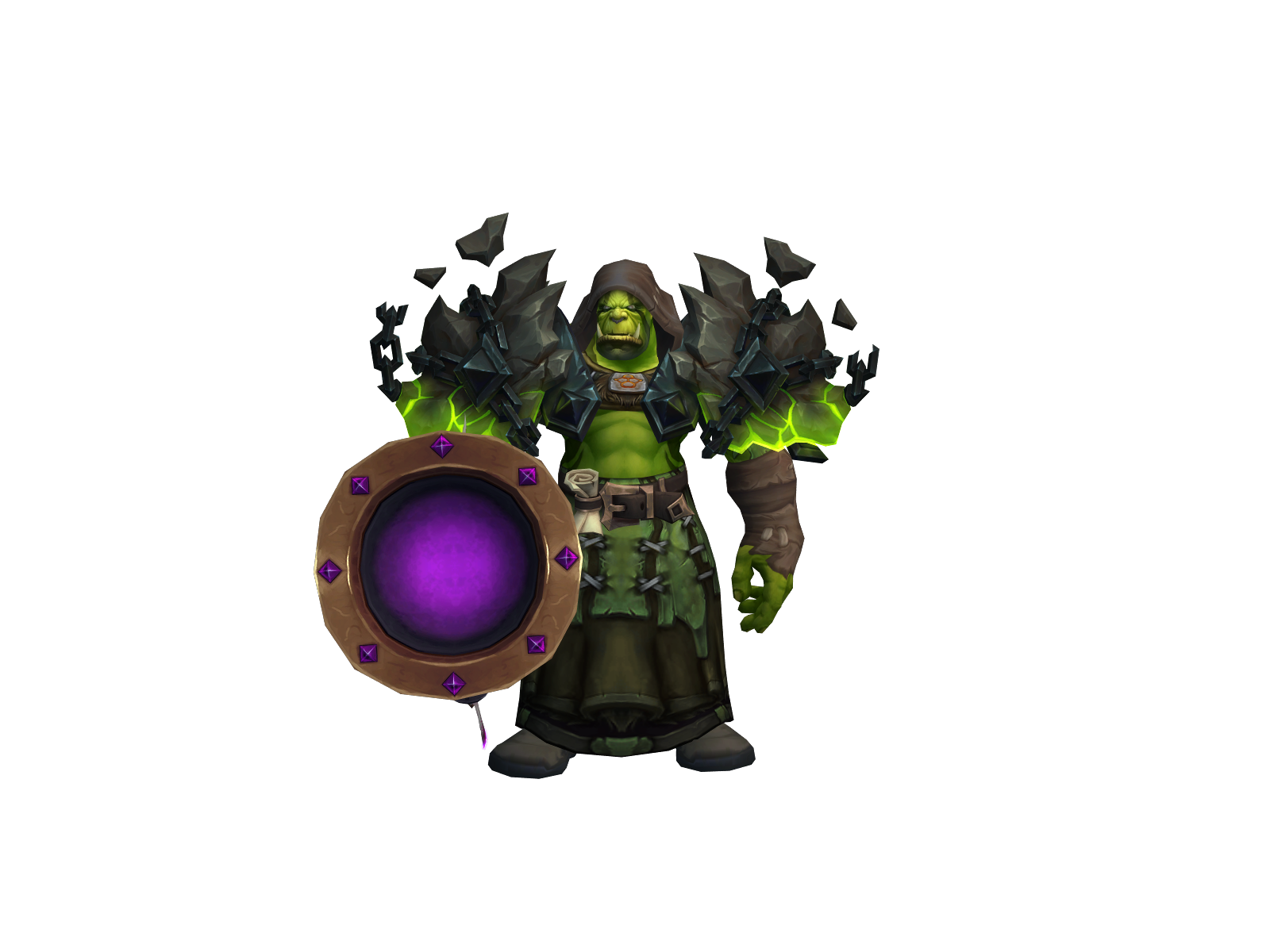 Wurrlock 3D character render