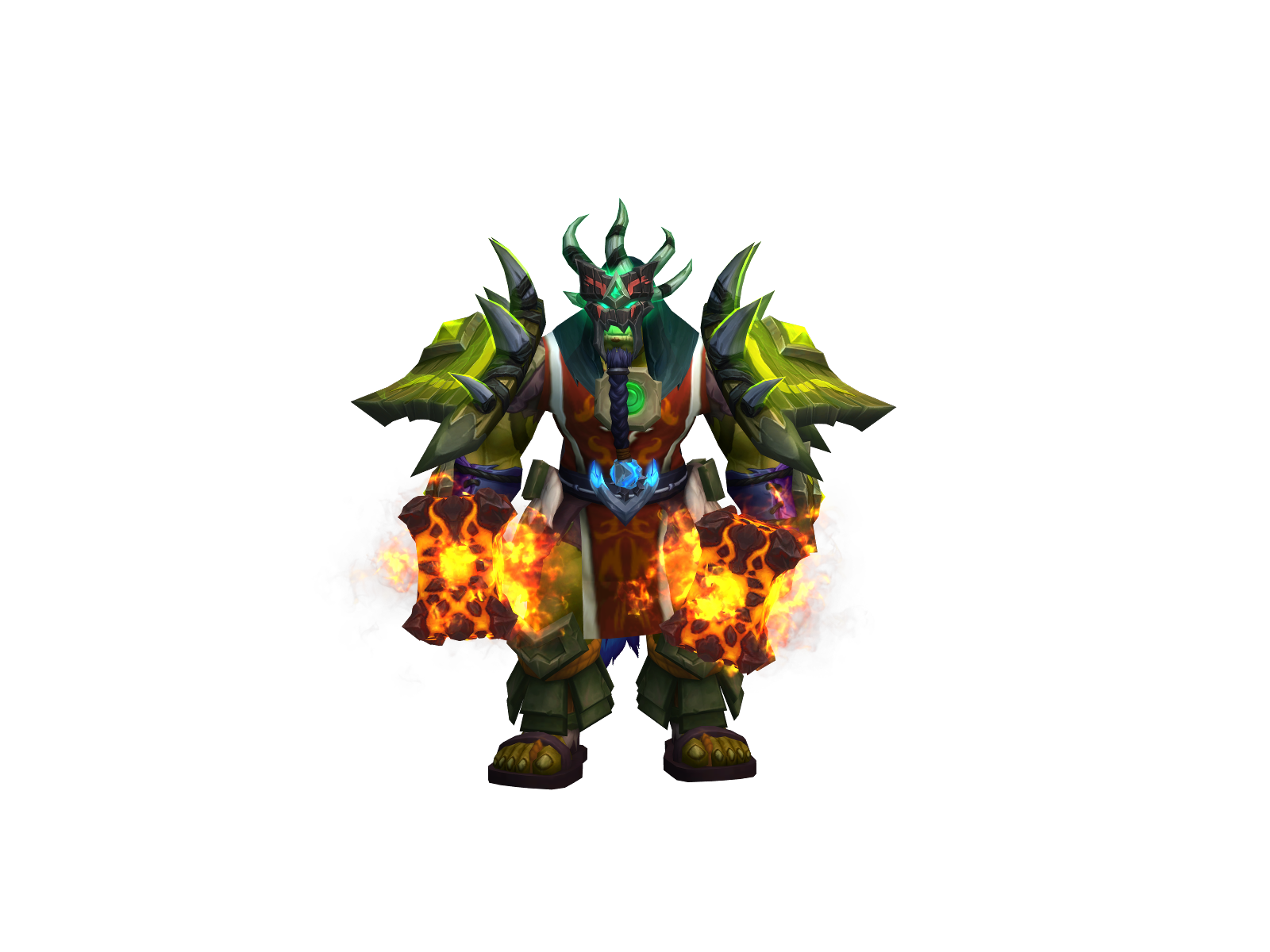 Relampago 3D character render