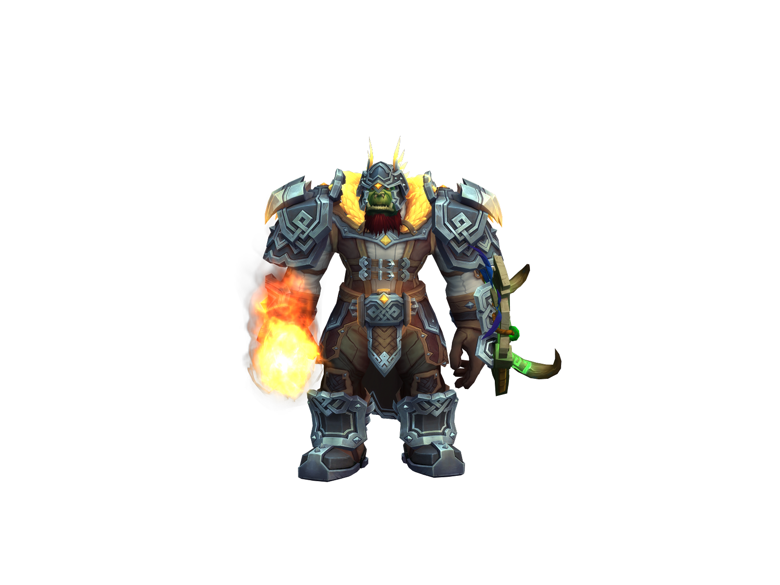 Hexlighthit 3D character render