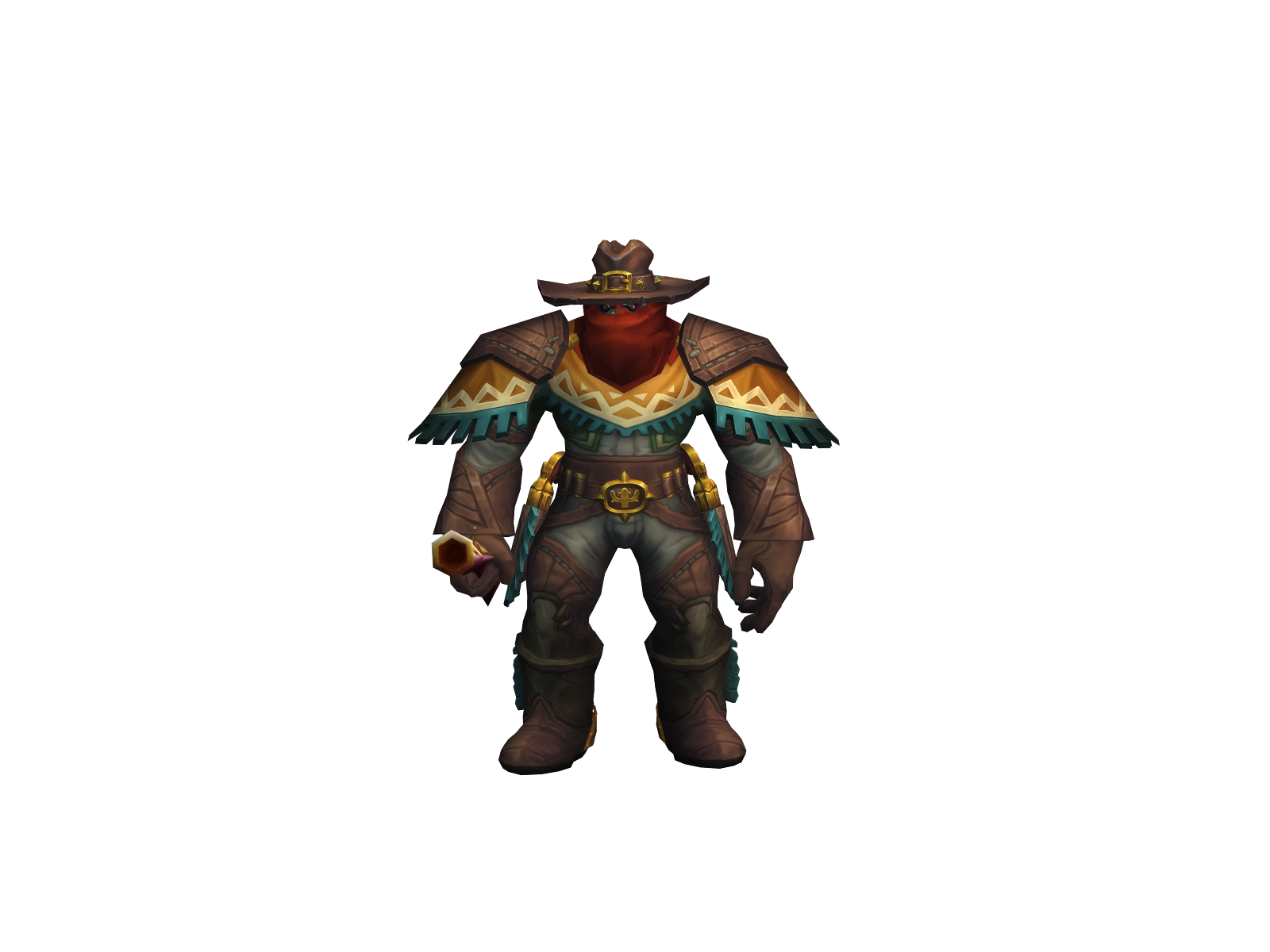 Sluhser 3D character render