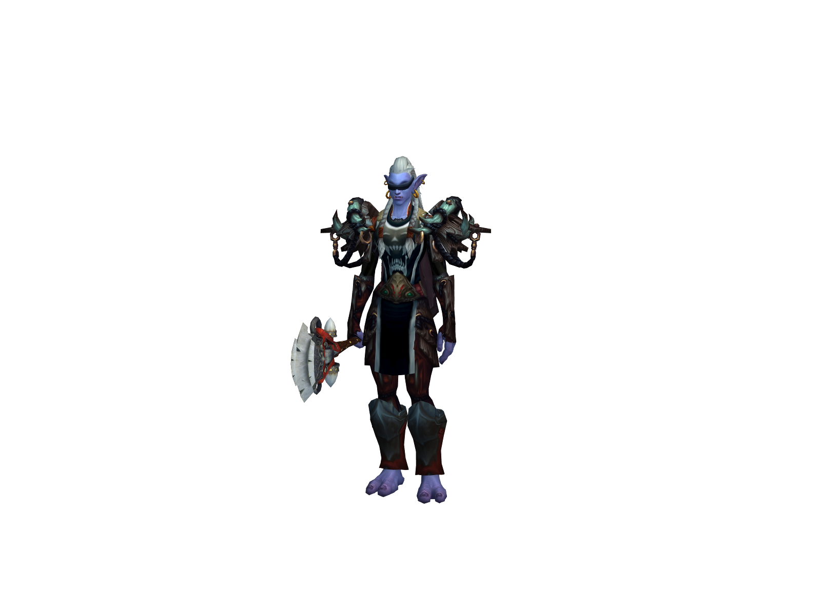 Flaken 3D character render