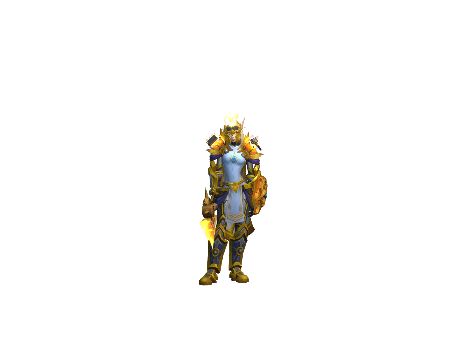 Femaleelf 3D character render