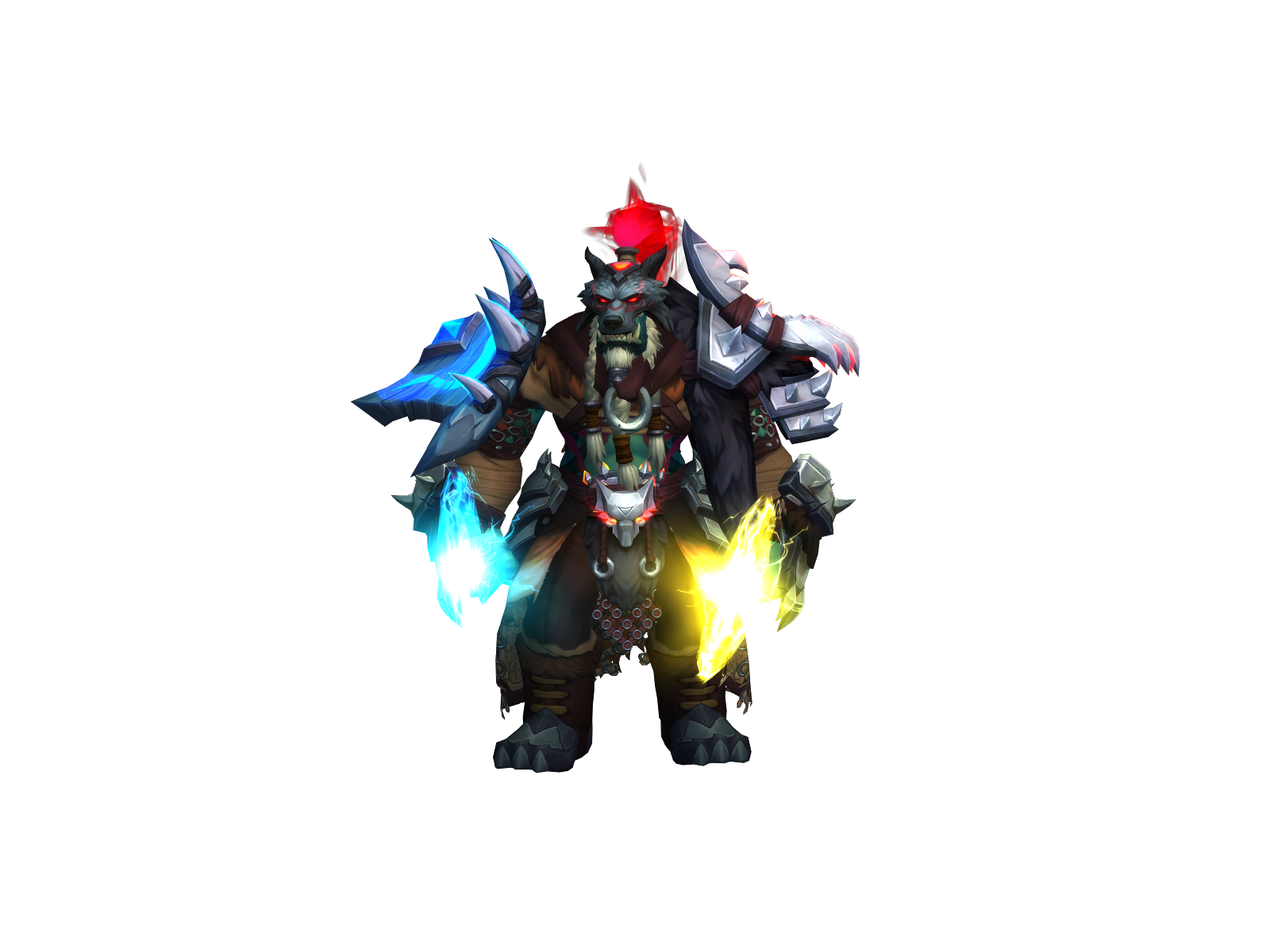 Meschok 3D character render