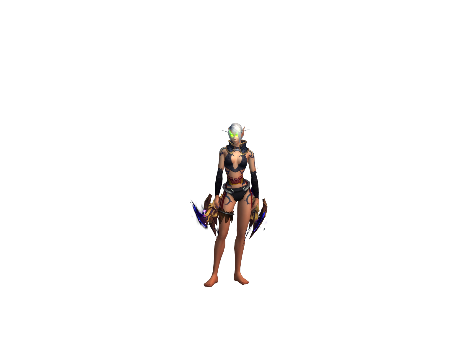Akumasan 3D character render