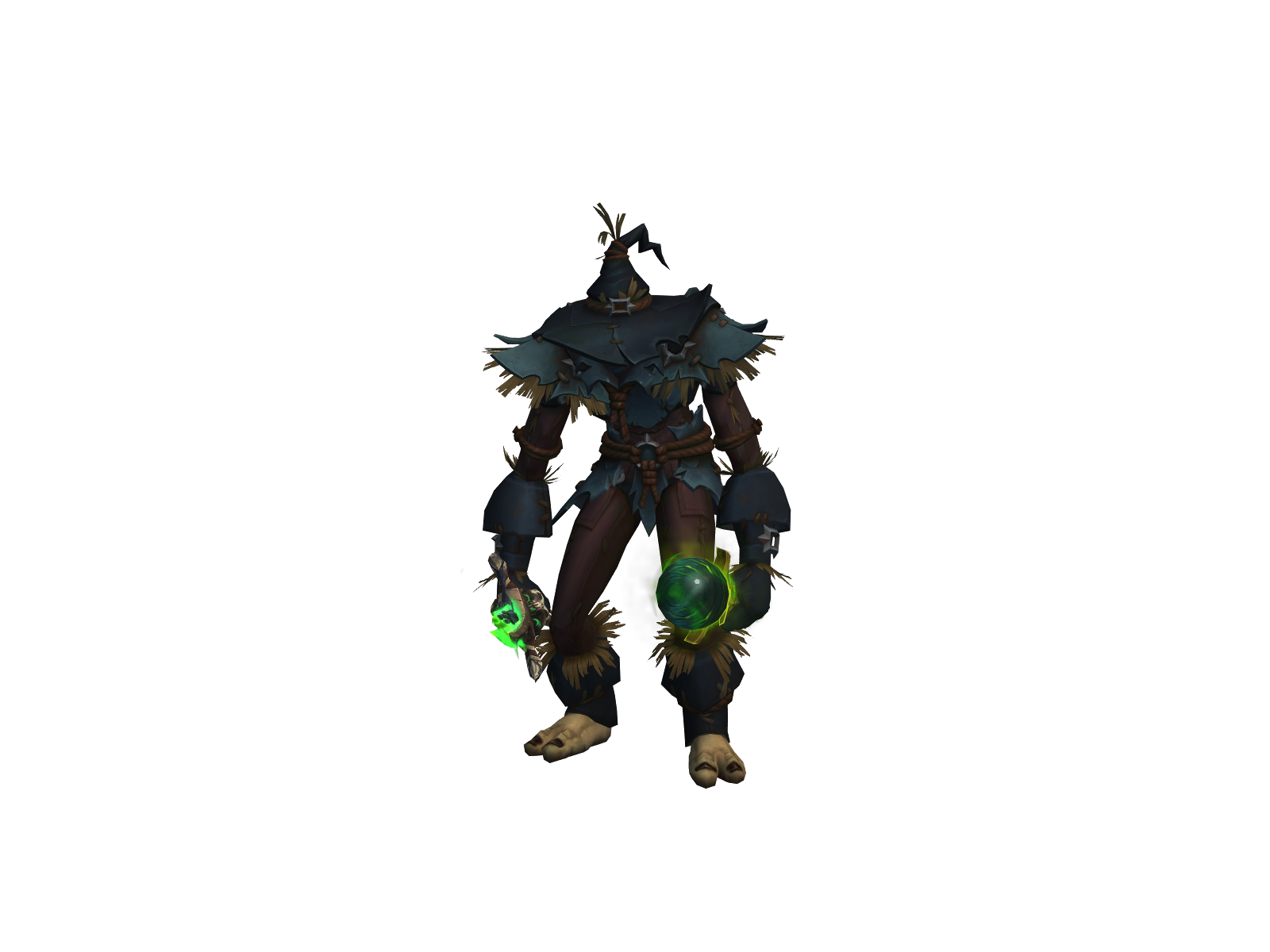 Burks 3D character render