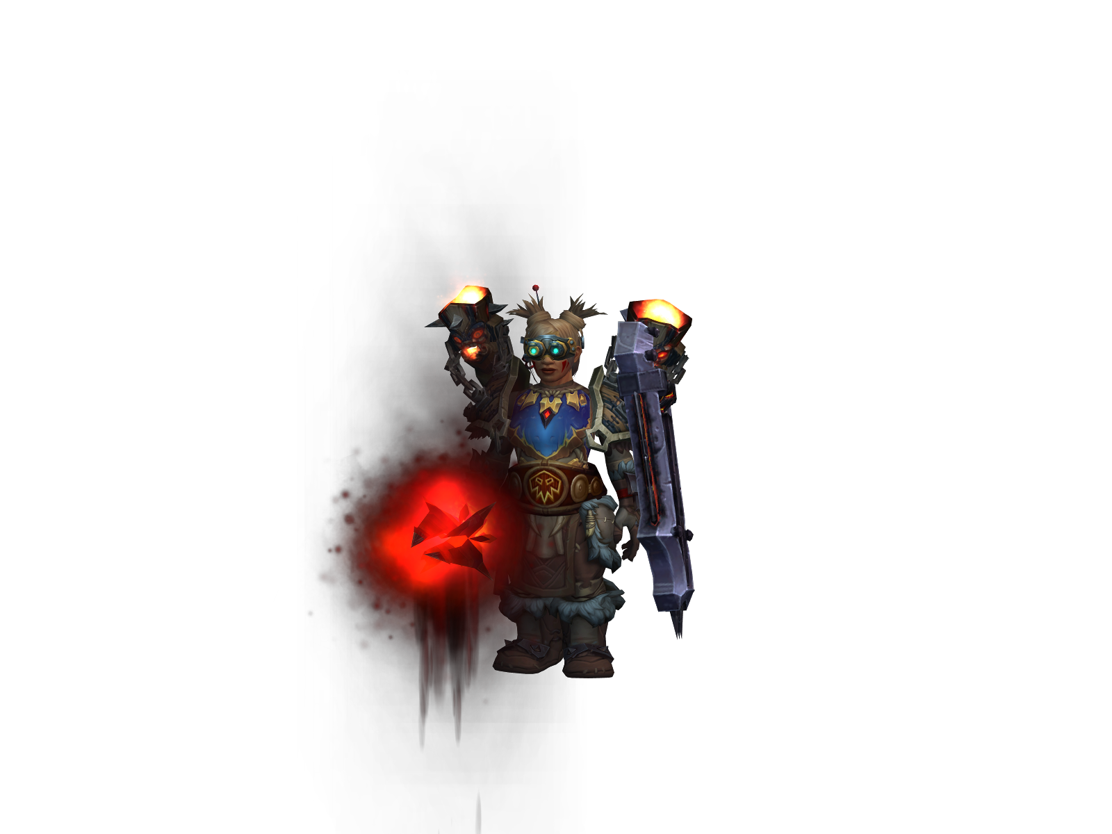 Charteryx 3D character render