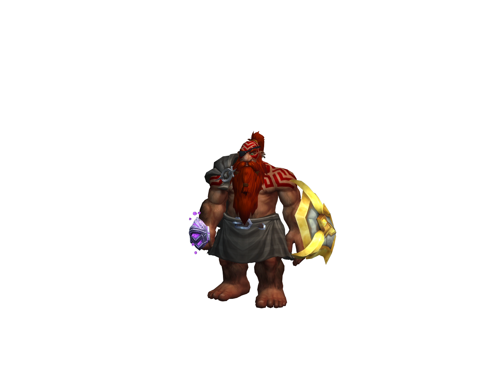 Yâk 3D character render