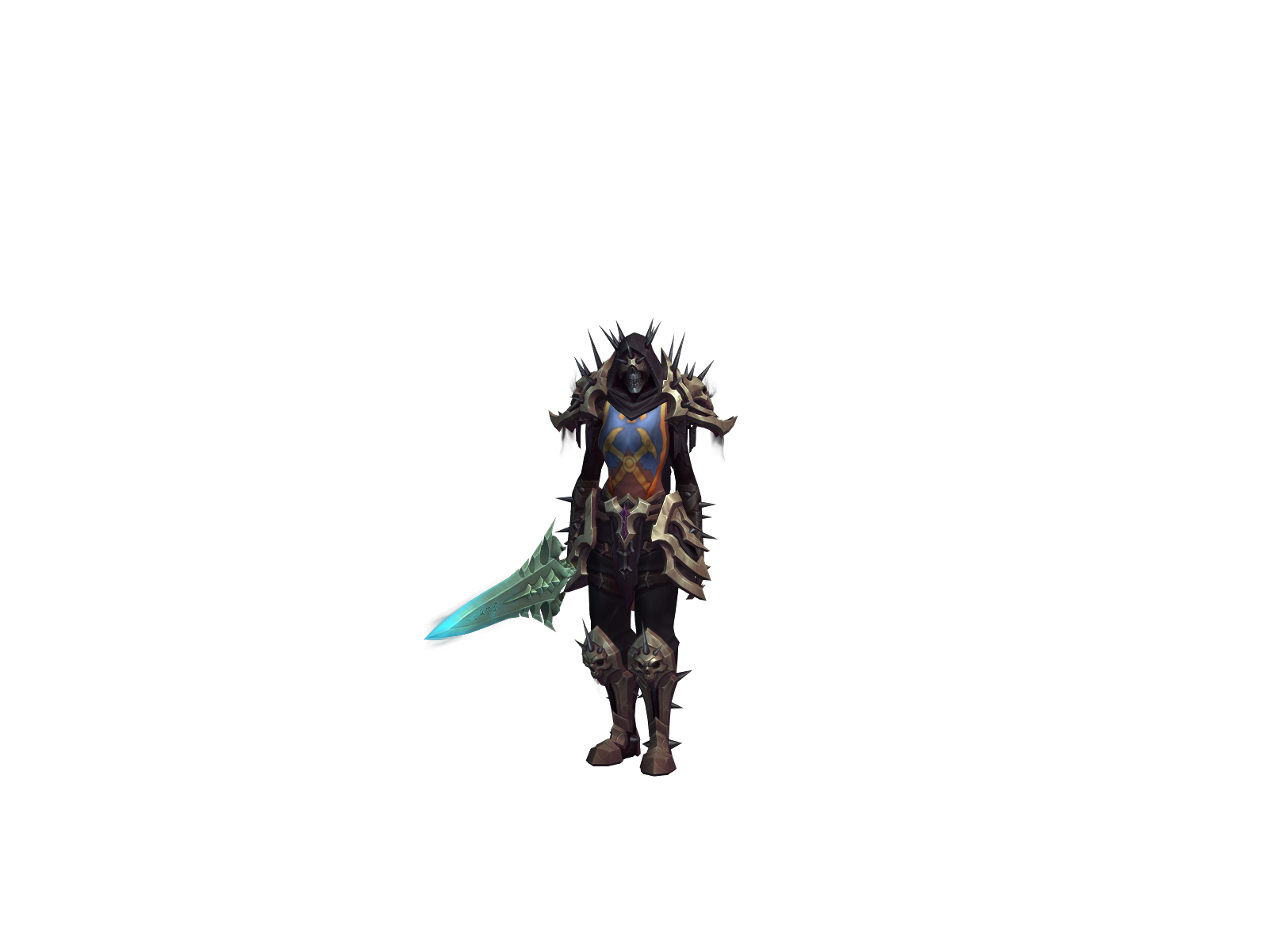 Bergknight 3D character render