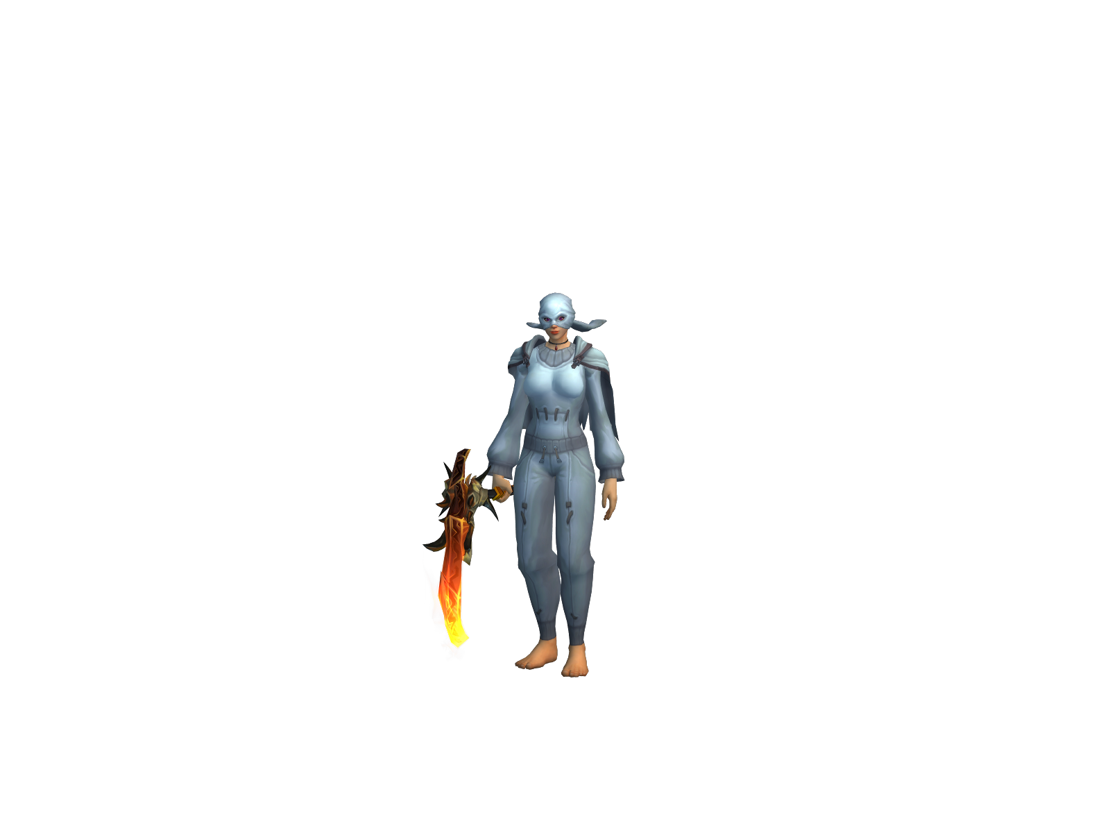 Рубалка 3D character render