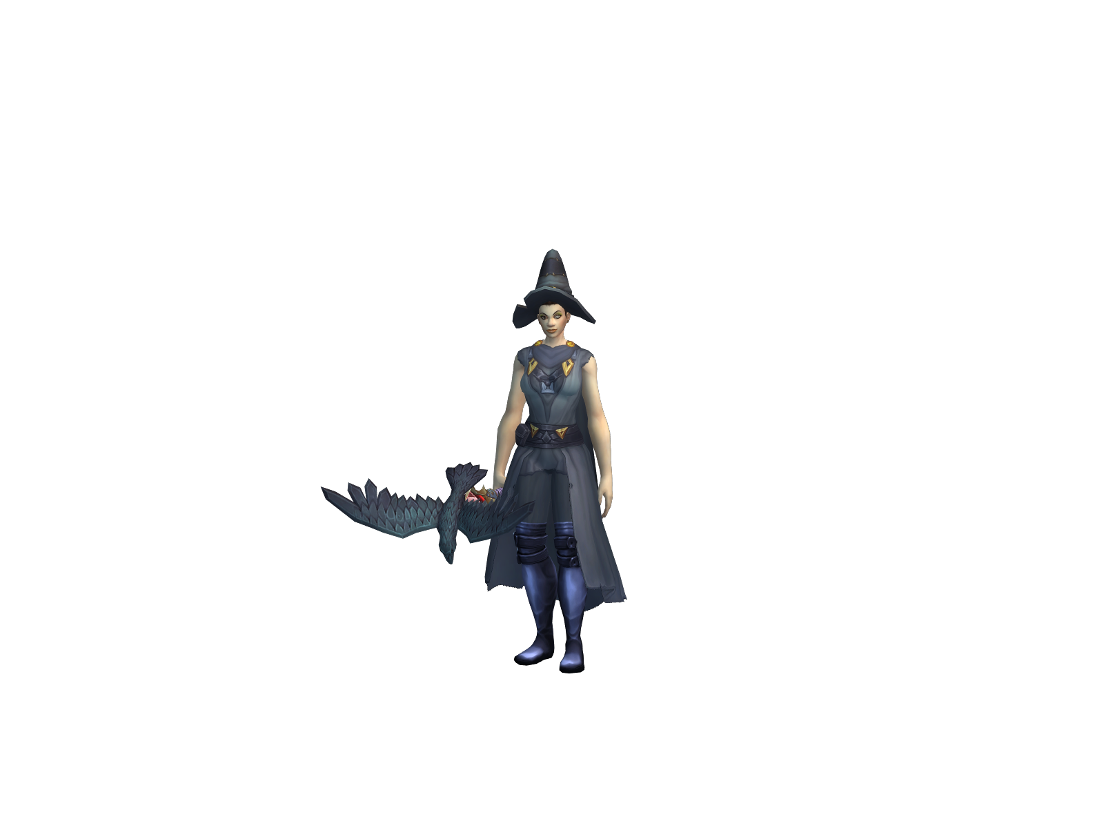 Грейшадоу 3D character render