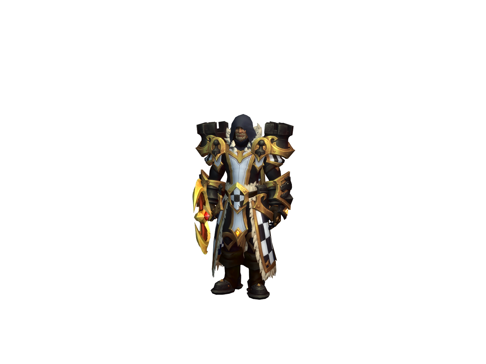 Ворек 3D character render