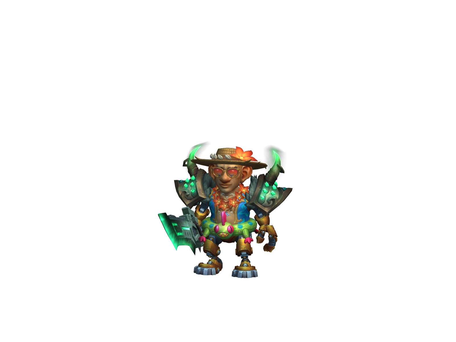 Бомбила 3D character render