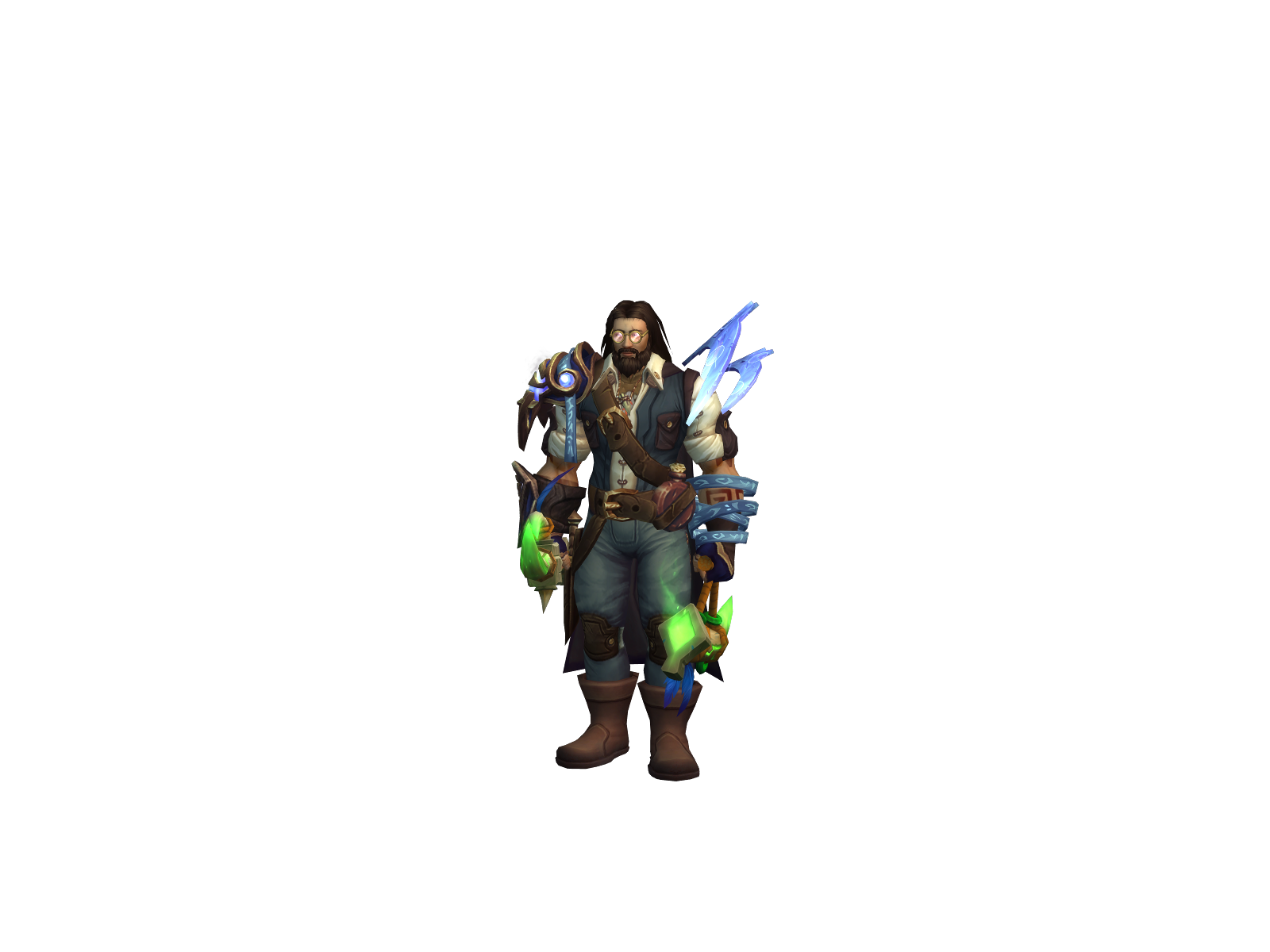 Мусса 3D character render