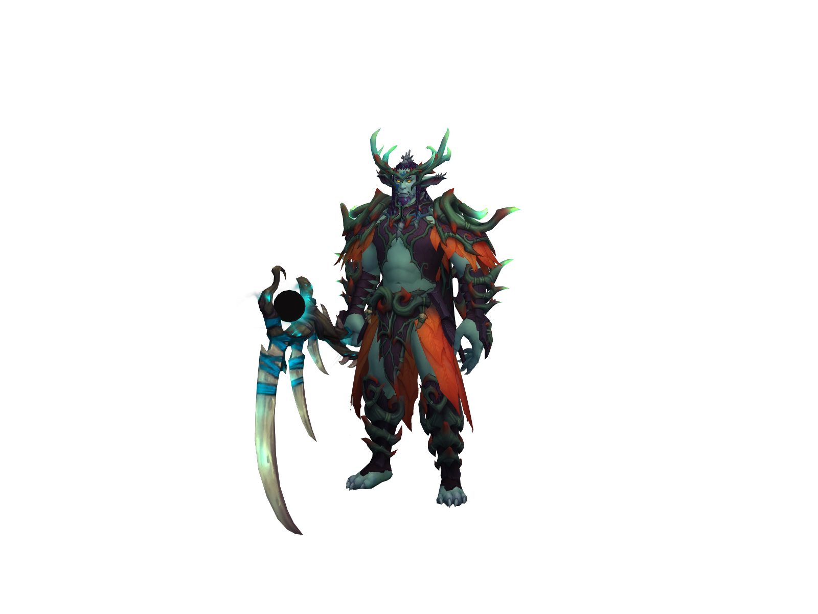 Хтархунх 3D character render