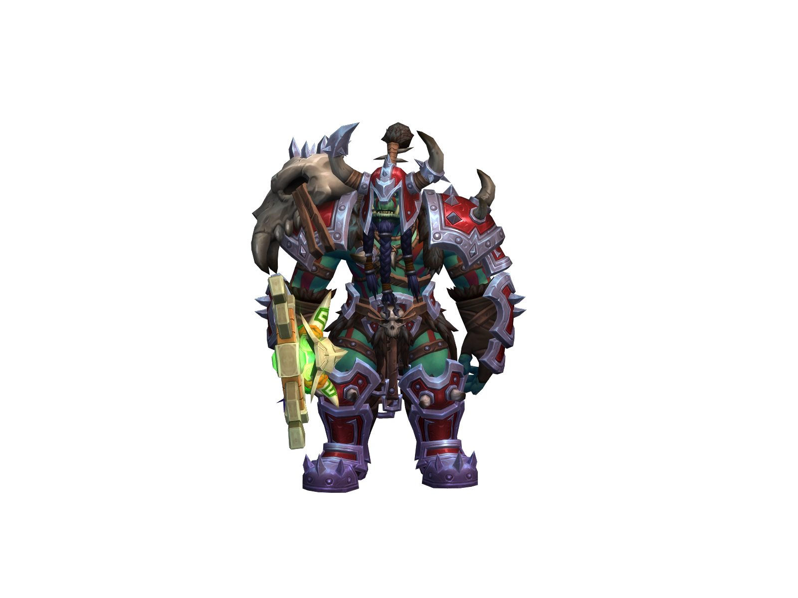Тромлок 3D character render